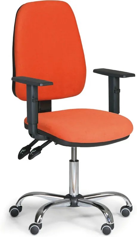 EUROSEAT Kancelárska stolička ALEX, oranžová