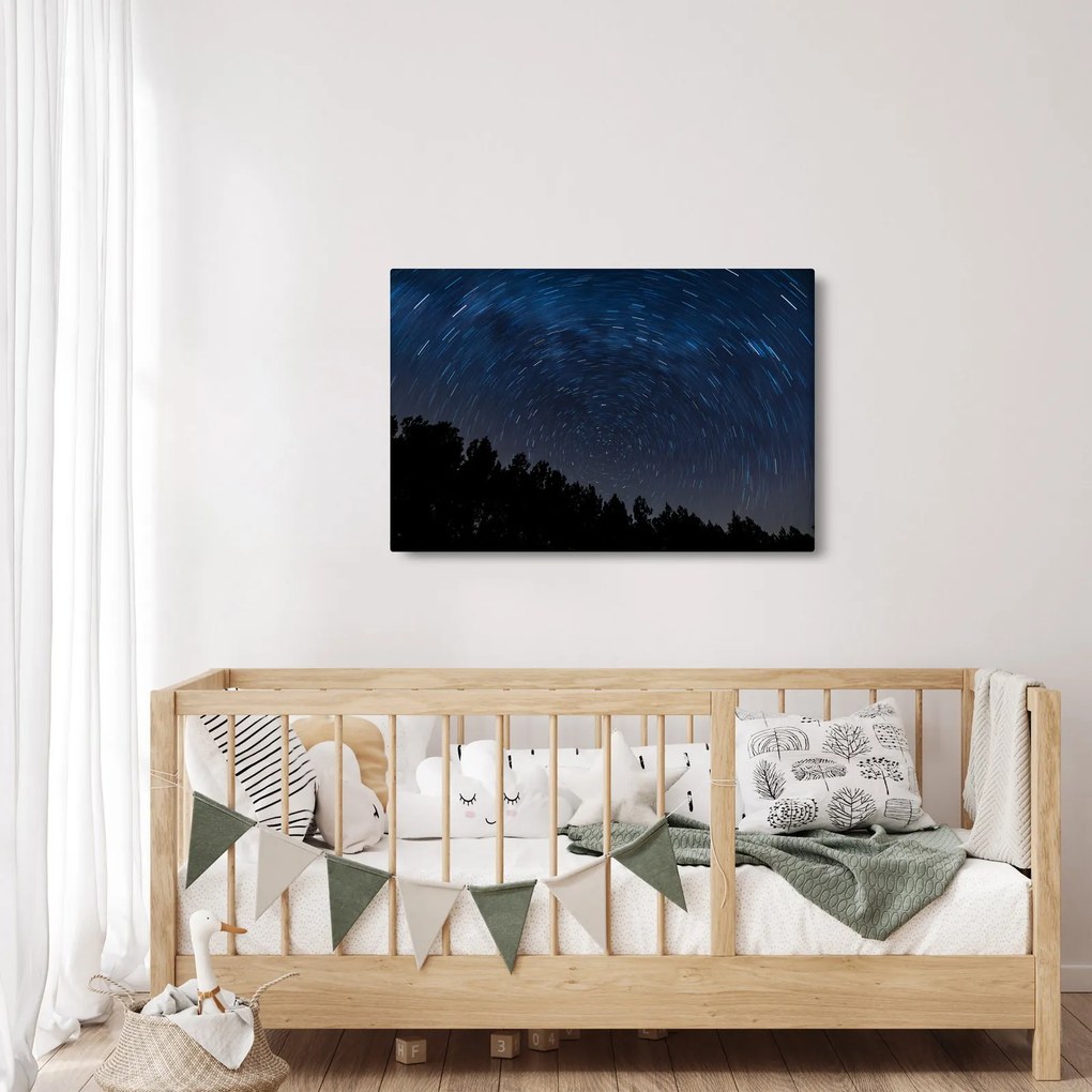 Obraz nočnej oblohy (90x60 cm)