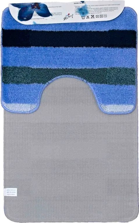 Homa kúpeľňová predložka 2set - modrá