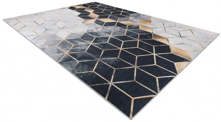 Kusový koberec ANDRE Geometric 1171, 80x150, čiernobiela, chodba / predsieň, Dywany Łuszczów