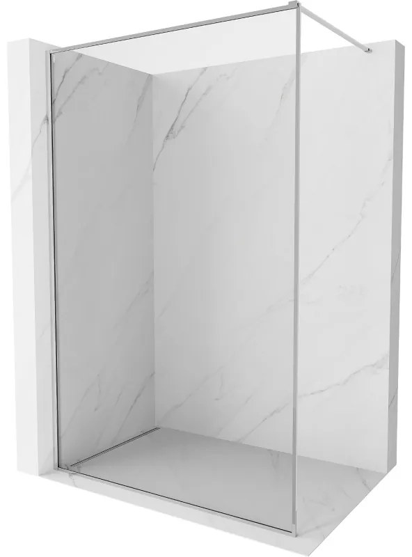 Mexen Kioto-F, sprchová zástena s rámom 80 x 202 cm, 8 mm číre sklo, chrómový profil, 800-080-104-01-00