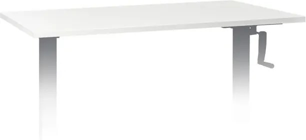 OneConcept Multidesk Comfort, doska písacieho stola, 120 x 65 cm, Multiplex, Melamin, biela