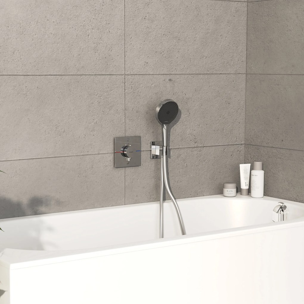 Hansgrohe ShowerSelect Comfort E, termostat pod omietku pre 2 spotrebiče, chrómová, HAN-15572000