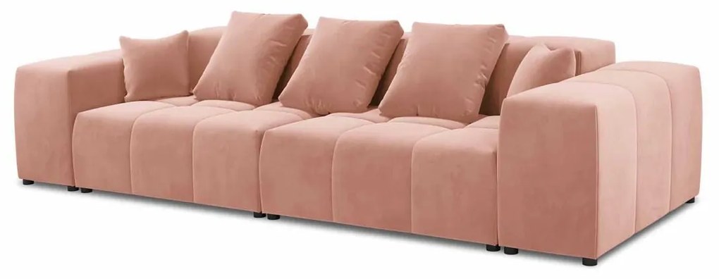 Štvormiestna zamatová pohovka Margo 320 × 120 × 75 cm