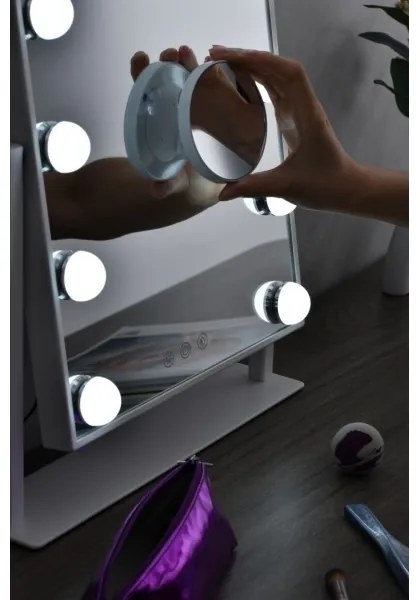 Immax 08984L - LED Stmievateľné kosmetické zrkadielko MUST HAVE LED/12W/230V