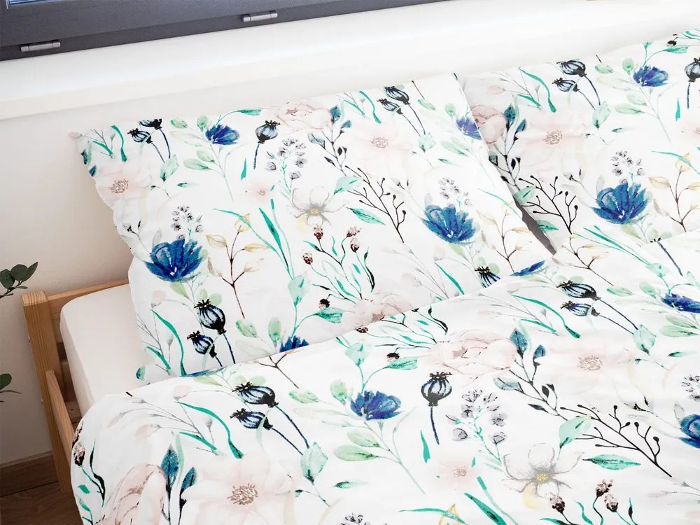 Polášek Bavlnené obliečky ROZKVITNUTÁ LÚKA - 140 x 220 cm / 70 x 90 cm