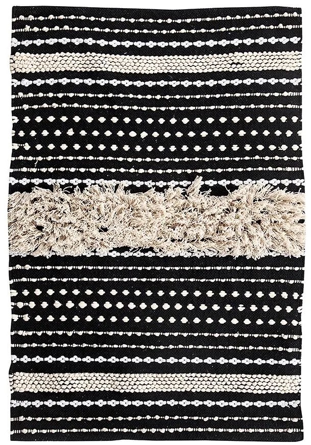 Koberec bavlnený Cavan 0,8/1,5 CC-311 čierny