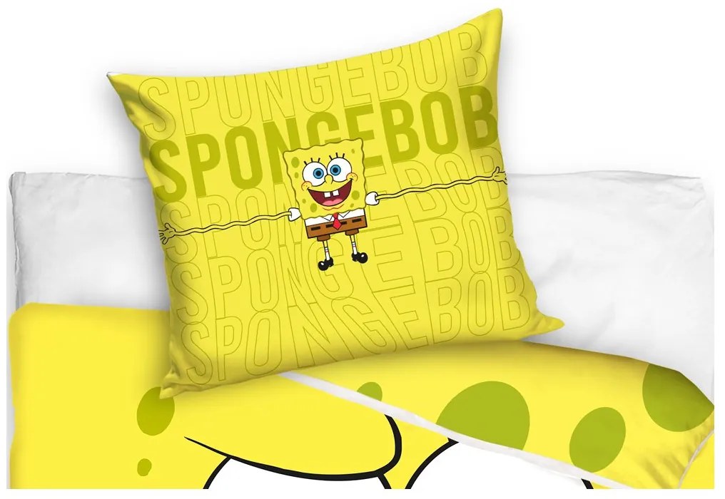 Detské obliečky Sponge Bob Emoji 140x200/70x90 cm