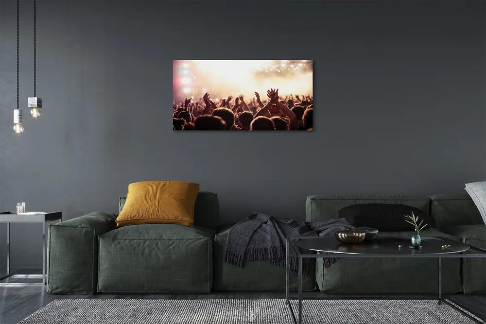 Obraz canvas ľudia, koncert 120x60 cm