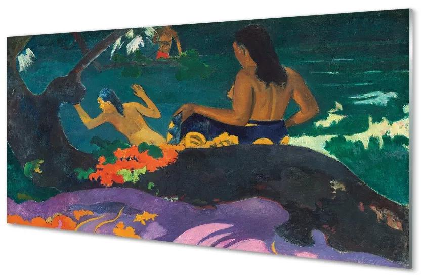 Obraz na skle Art pôsobí na jazere 100x50 cm