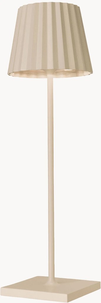 Prenosná exteriérová stolová LED lampa Troll RC, stmievateľná