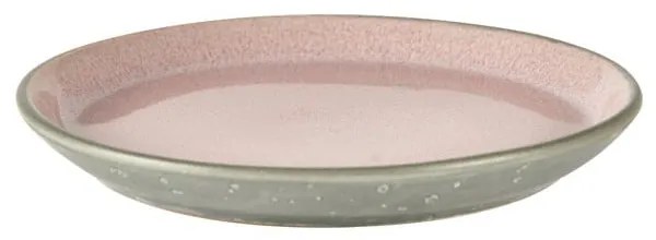 Ružový/sivý dezertný kameninový tanier ø 17 cm Gastro Grey/Light Pink – Bitz
