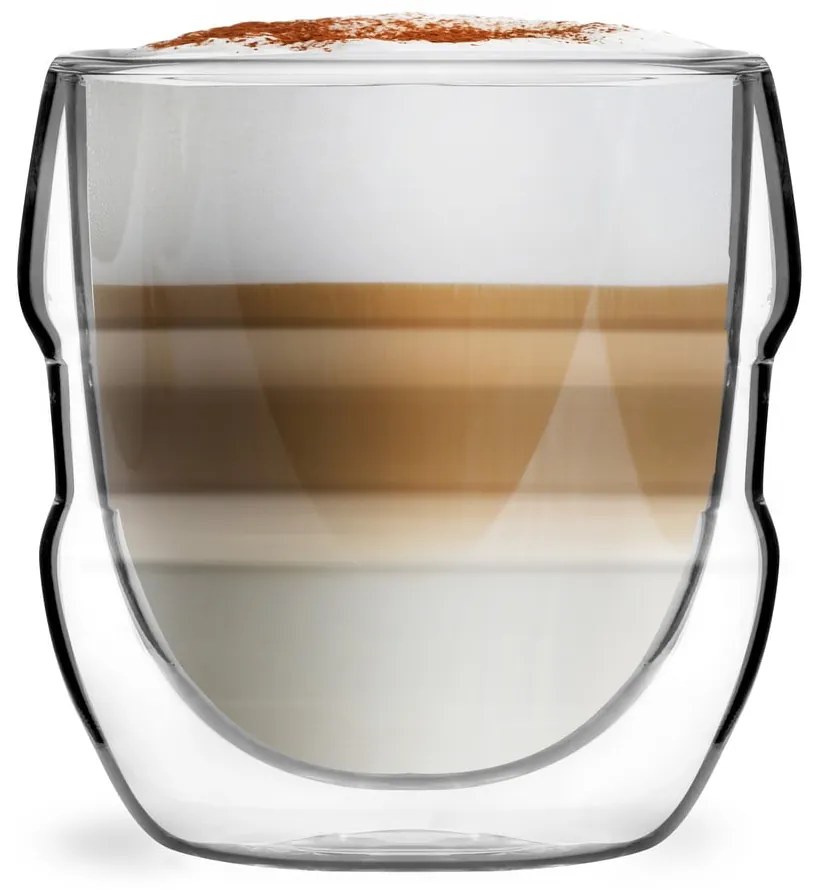 Súprava 2 dvojstenných pohárov Vialli Design Sferico, 250 ml