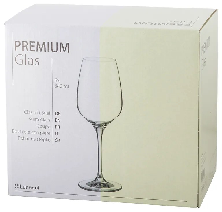 Poháre Sauvignon blanc 340 ml set 6 ks - Premium Glas Crystal - 321800