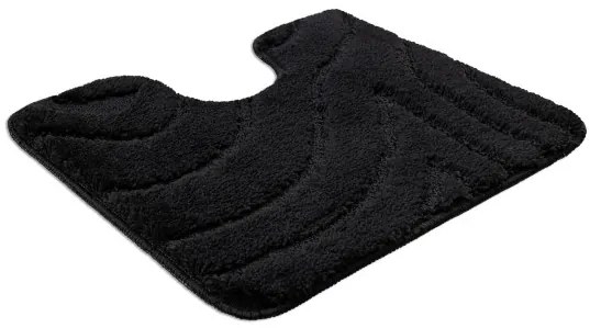 Sada kúpeľňových koberčekov SUPREME WAVES vlny, čierna