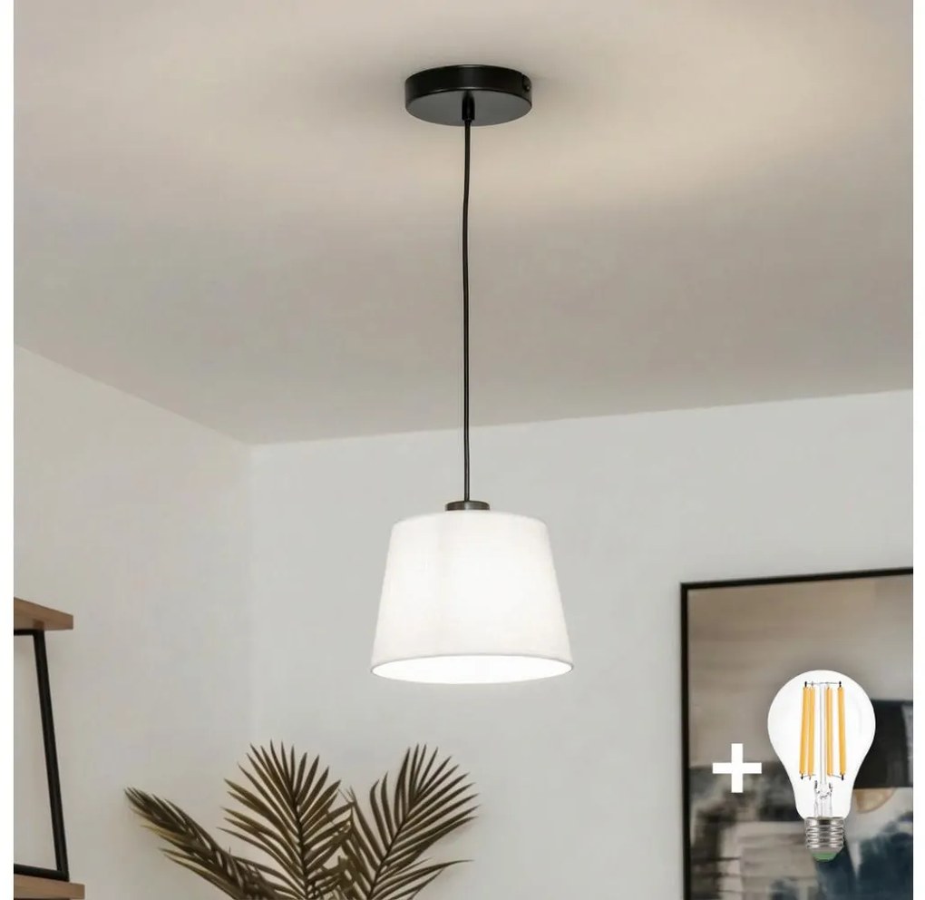 Brilagi - LED luster na lankách CERIA 1xE27/40W/230V pr. 20,5 cm biela