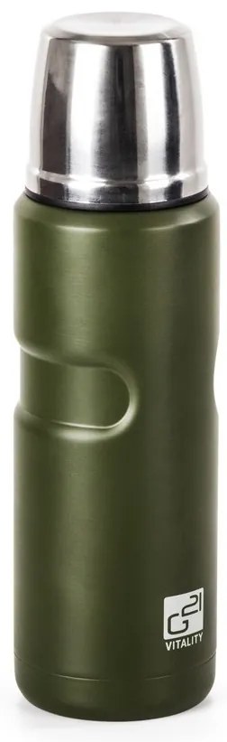Termofľaša G21 na pitie, 500 ml, khaki zelená 60022402