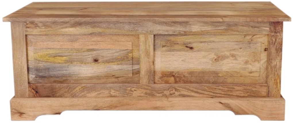 furniture-nabytek.cz - Drevená truhla 120x45x45 z masívu mango