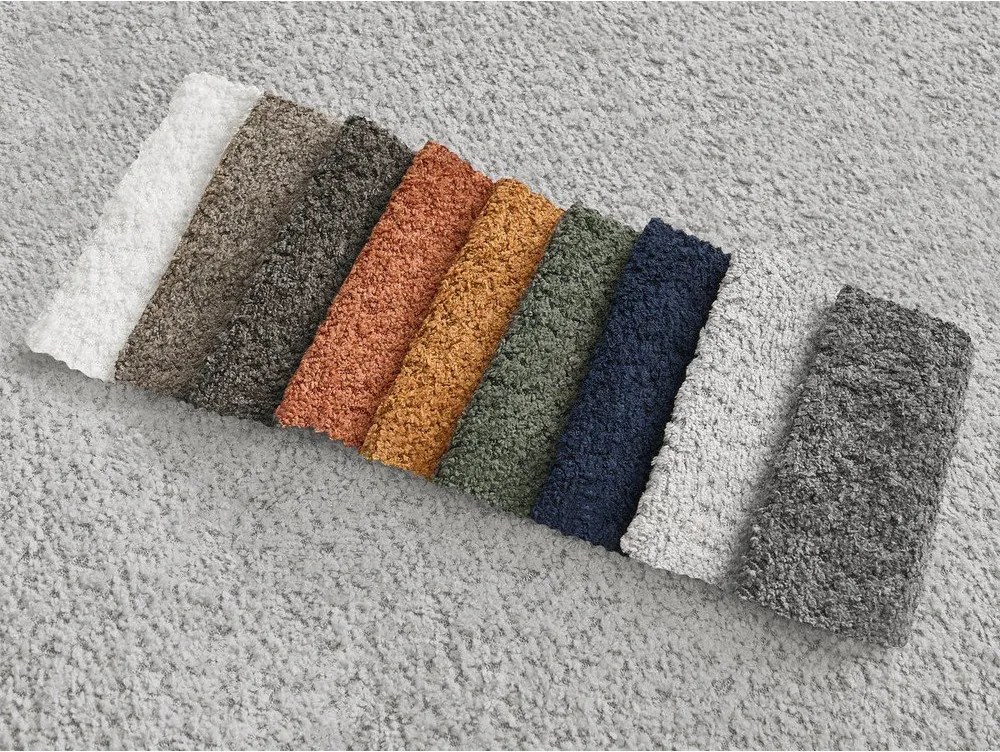 Svetlosivá rozkladacia/s úložným priestorom rohová pohovka z textílie buklé (ľavý roh/s leňoškou) Montaigne – Bobochic Paris