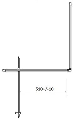 Cersanit Arteco, sprchový kút s krídlovými dverami 80 (dvere) x 80 (stena) x 190 cm, 5mm číre sklo, chrómový profil + slim sprchová vanička TAKO, S601-115