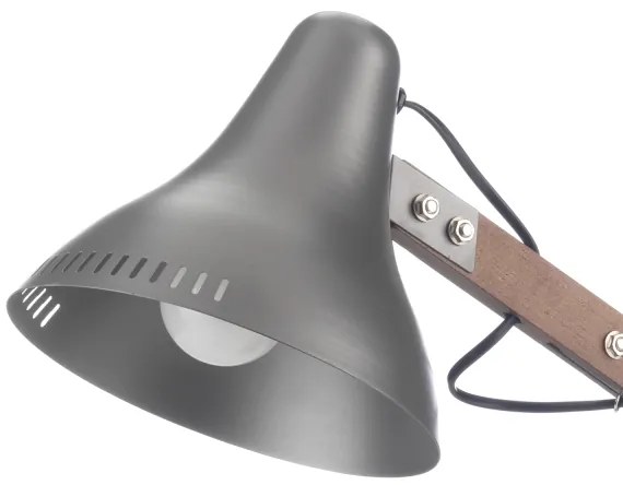 ONLI - Stolná lampa ARCHITETTO 1xE27/22W/230V 62 cm šedá/hnedá