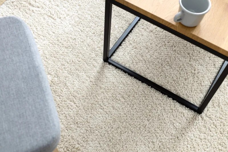 Dywany Łuszczów, Kusový koberec Berber 9000 cream, 200x290, biela, obývacia izba