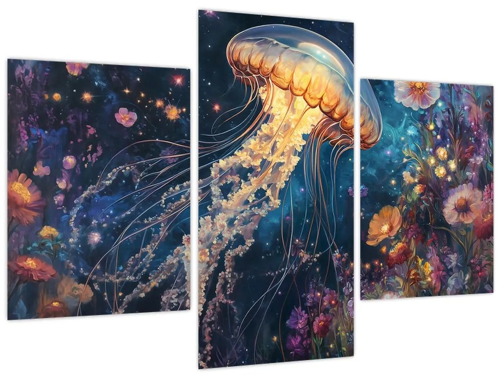 Obraz - Magická medúza (90x60 cm)