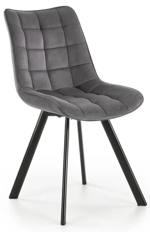 Jedálenská stolička COMORO, 1 ks, tmavosivá