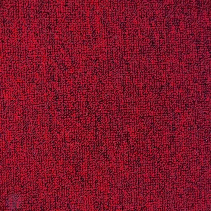 Ideal, Koberec metráž Efekt 5180, na mieru, šíře 5m, červená, filc, chodba / predsieň