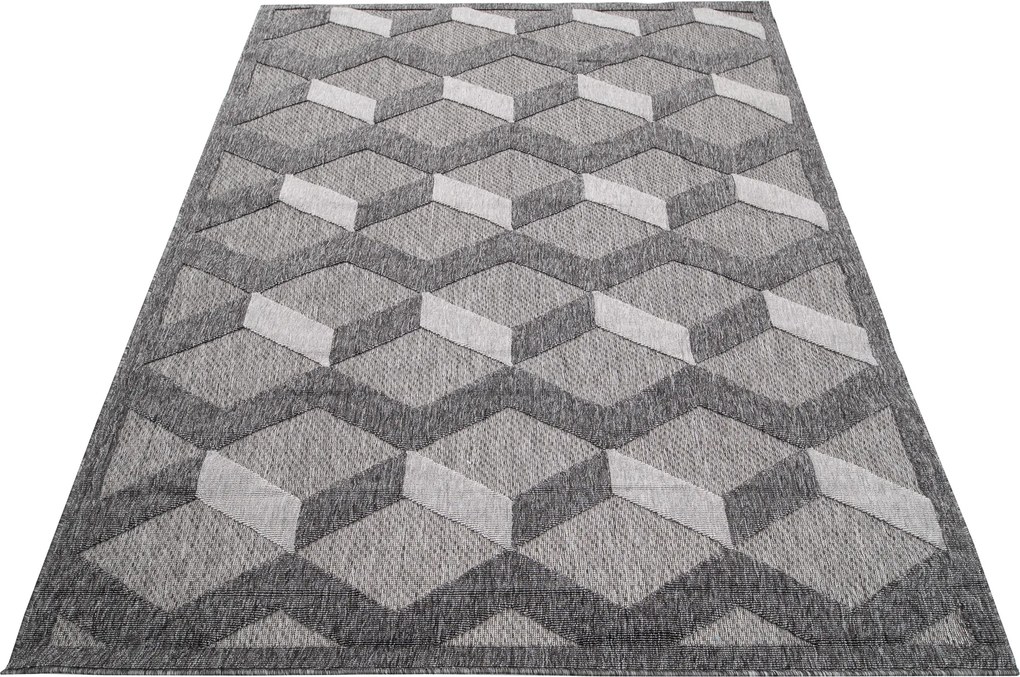 TA Koberec FG40A TMAVO ŠEDÁ CANSAS FOW Rozmer: 120x170 cm