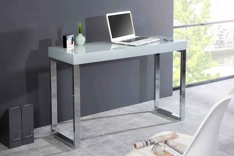 Písací stôl Desk  120cm sivý