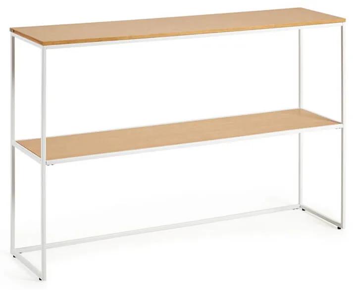 Konzolový stolík noya 120 x 80 cm biely MUZZA