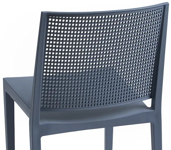 Elegantná stolička Grid - antracit