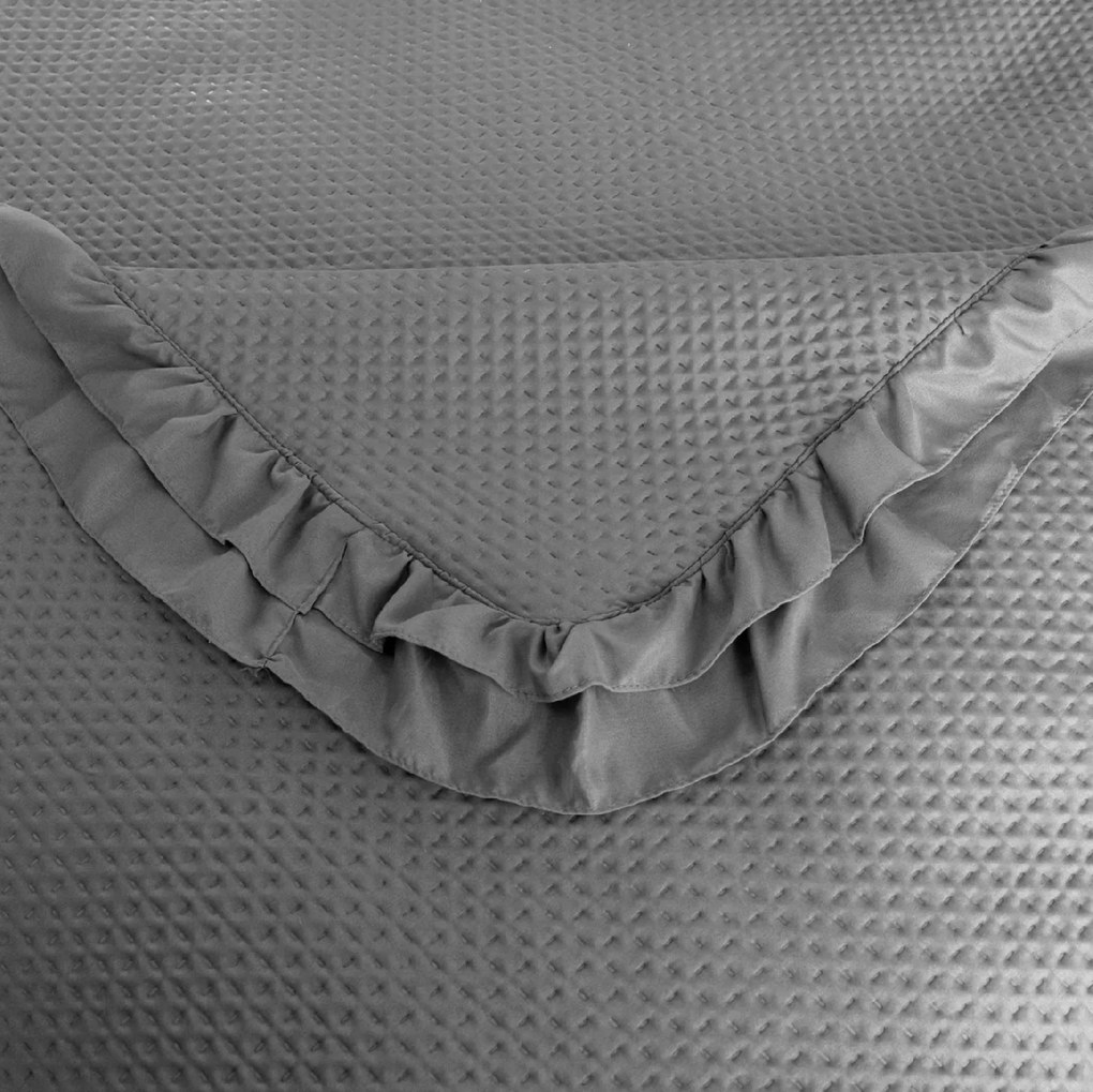 Prehoz na posteľ MONTEGO, tmavosivý Rozmer: 170 x 210 cm