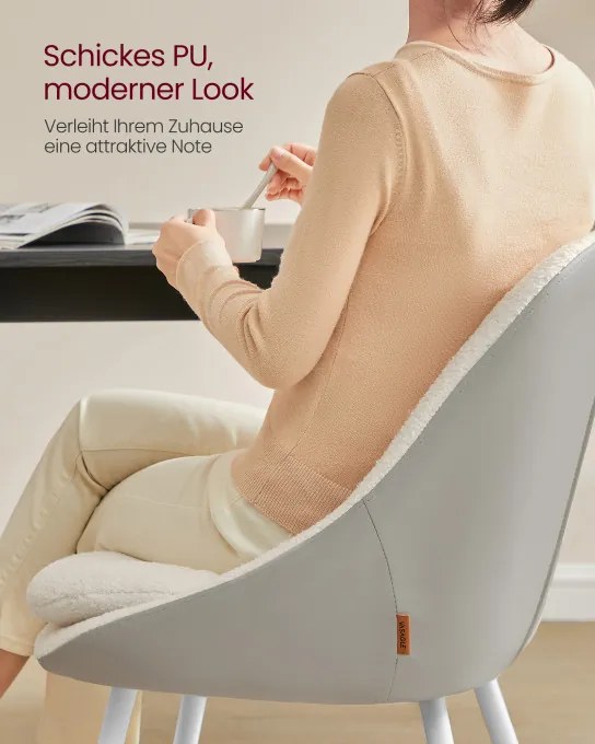 Set dvoch jedálenských stoličiek s vankúšmi KDC184W01 (2 ks)