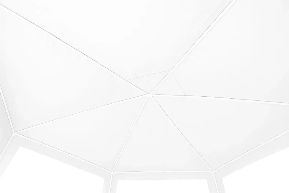 Záhradný altánok s moskytiérou 2 x 2 m biela