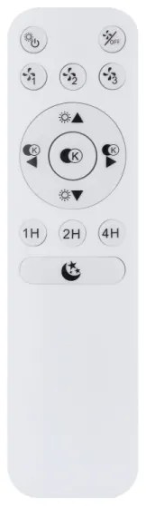 Globo 03628B - LED Stmievateľné stropné svietidlo s ventilátorom LED/30W/230V + DO