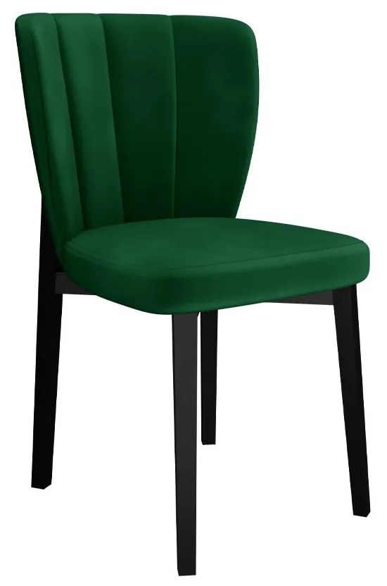 Moderná čalúnená stolička ST106, Farby: čierna, Potah: Magic Velvet 2250