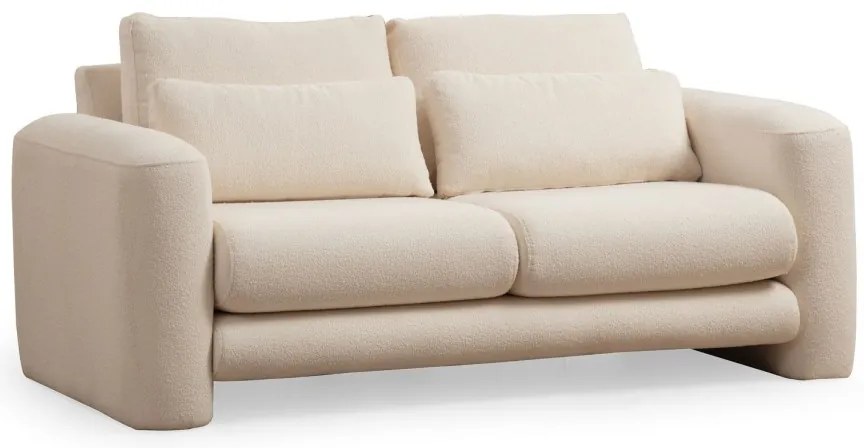 Dvoumístná pohovka Lily 180 cm krémová