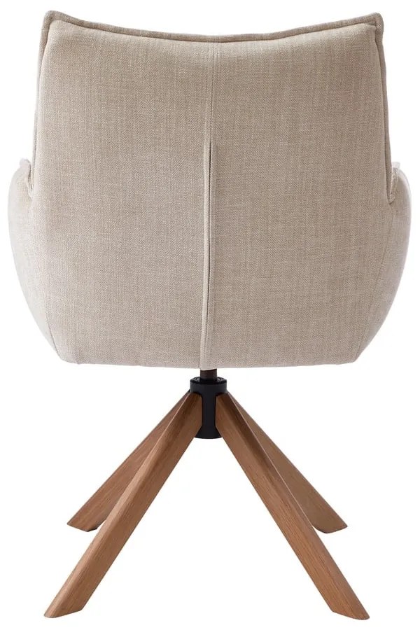 Krémovobiele čalúnené jedálenské kreslá v súprave 2 ks Marilla – Unique Furniture