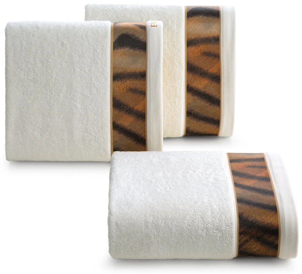 BAVLNENÝ UTERÁK EVA MINGE23 30X50 CM KRÉMOVÁ