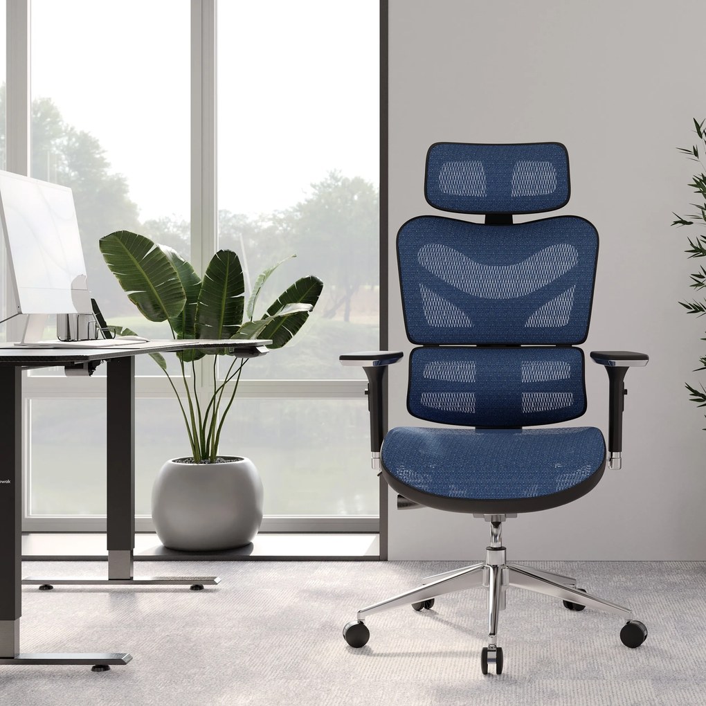 Ergonomické kreslo Diablo V-Commander: Čierno-Modré