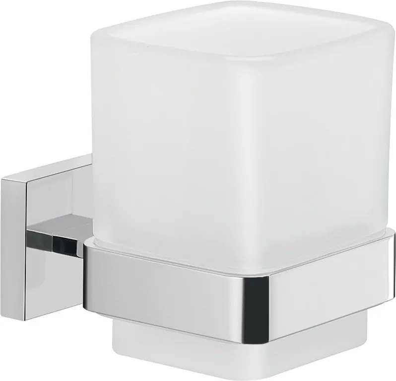 Gedy Gedy, ELBA pohár, mliečne sklo, chróm, A01013