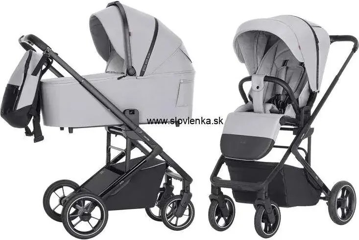 Kočík 2in1 CARRELLO Alfa 2024 Feather Grey