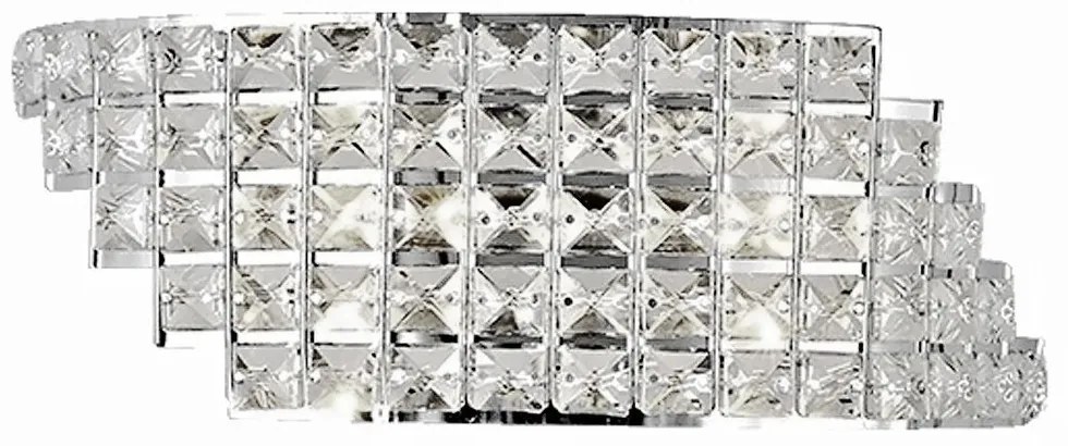 Toolight Toolight, nástenné svietidlo PARMA 1xE27 APP676-1W, chrómová, OSW-03670