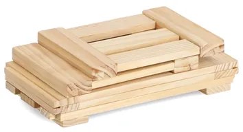 Zeller Present Drevená bednička MONTY, úložný drevený box 30 x 20 x 15 cm