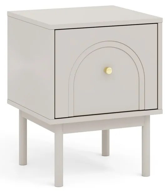 Nočný stolík Mazoma 41 cm kašmír/zlatý