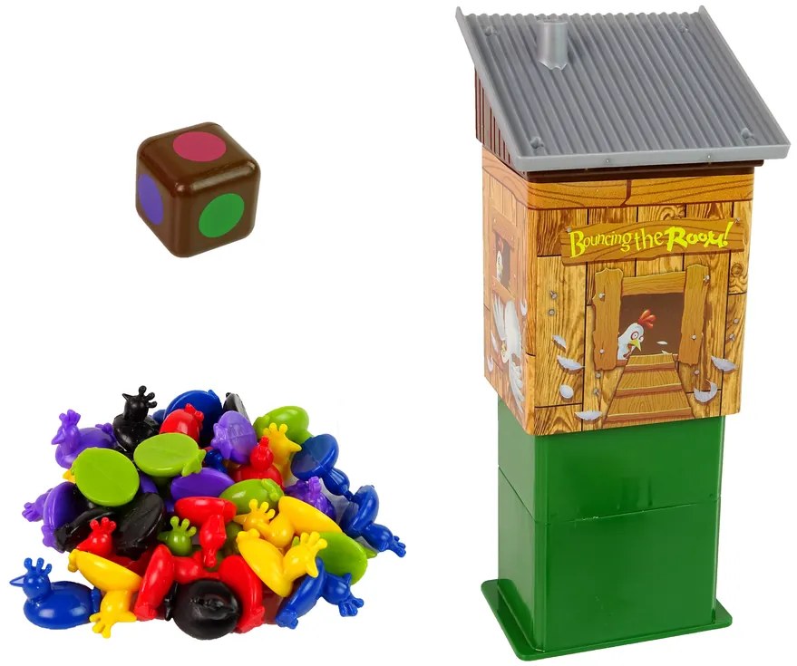 LEAN TOYS Arkádová hra - Explodujúci kurník