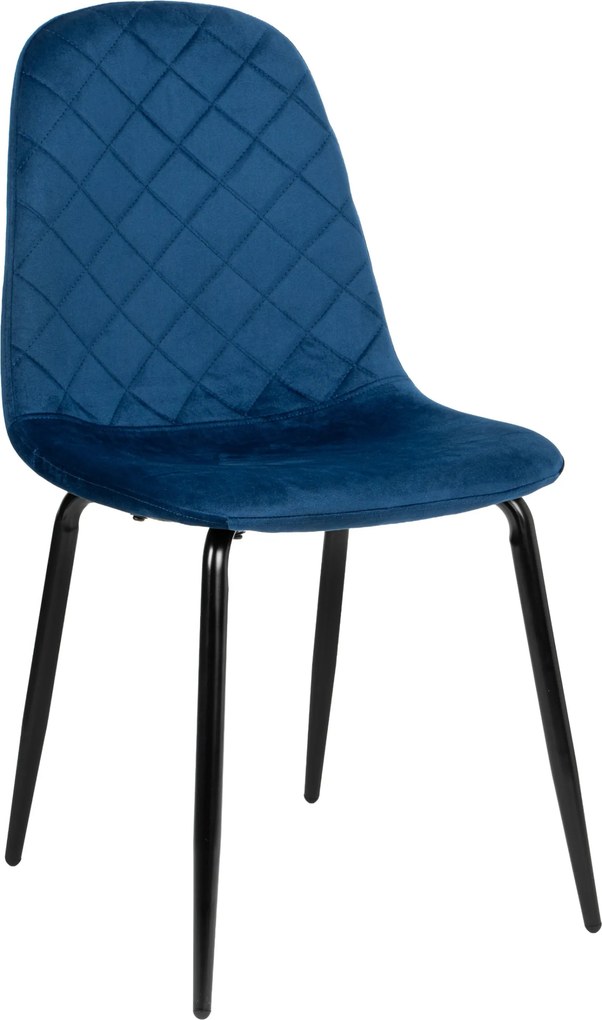 Čalúnená designová stolička ForChair III modrá