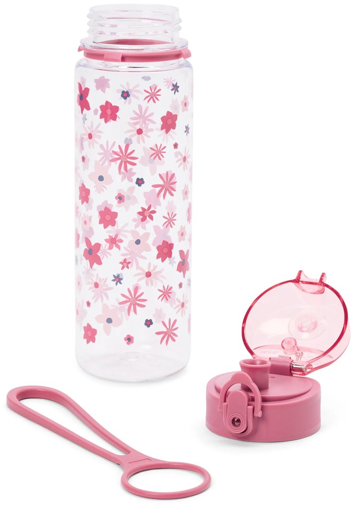 Fľaša na pitie, ružová